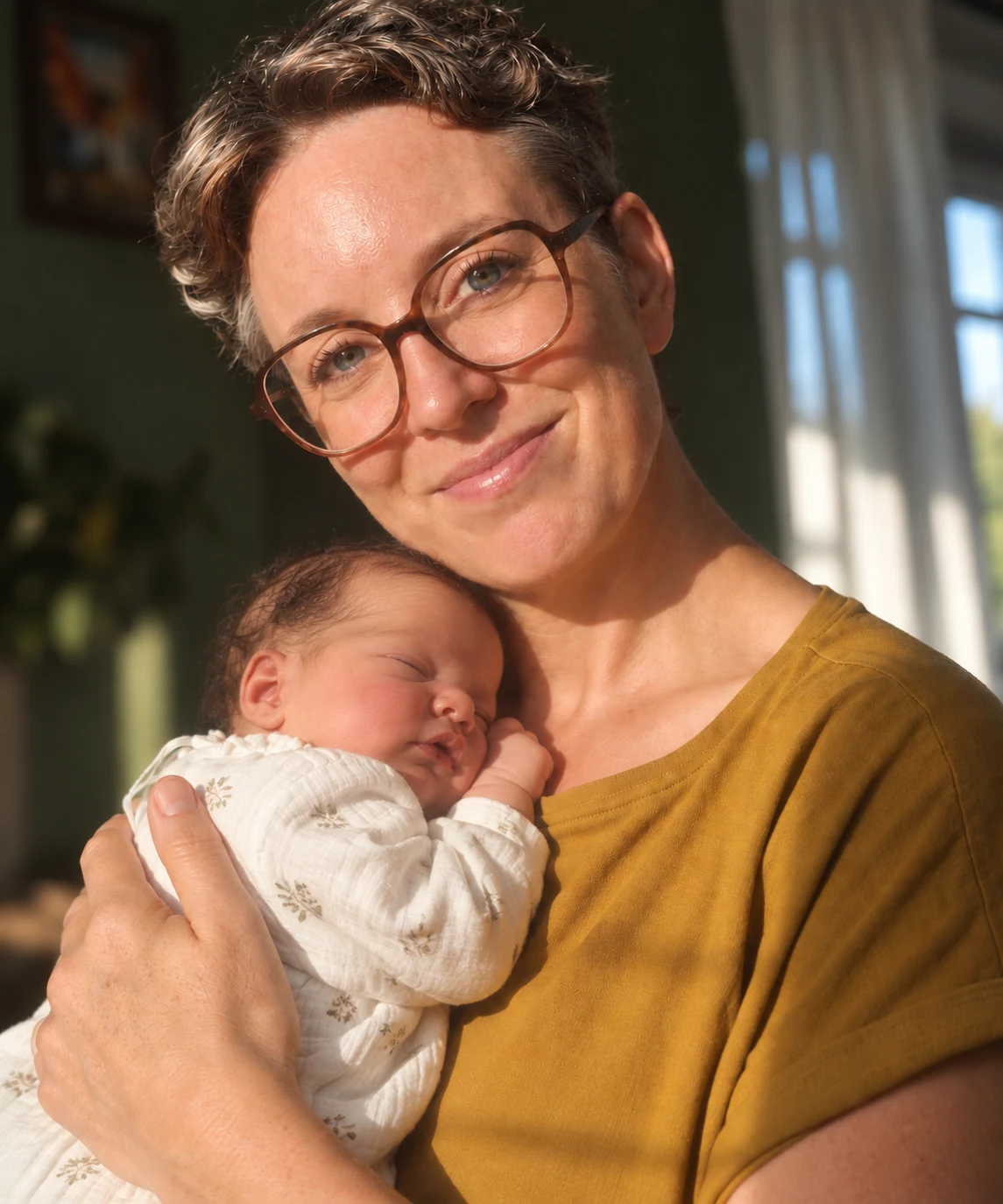 Portret van Annemie voor KOMPAS vroedvrouwenzorg